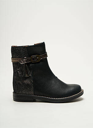Botine/ghete material neted toc mic negru BABYBOTTE fată