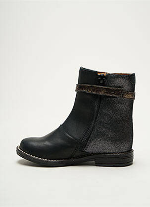 Botine/ghete material neted toc mic negru BABYBOTTE fată
