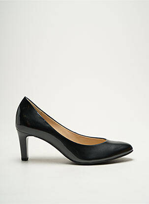 Pantofi cu toc material neted toc de 4 la 6 cm gri HOGL femeie