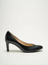 Pantofi cu toc material neted toc de 4 la 6 cm gri HOGL femme