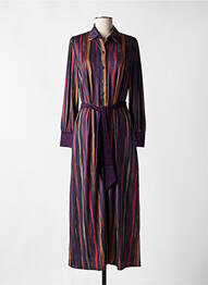 Rochie lungă mâneci lungi mâneci lungi violet K-DESIGN femme