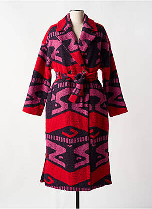 Palton lung violet SURKANA femeie