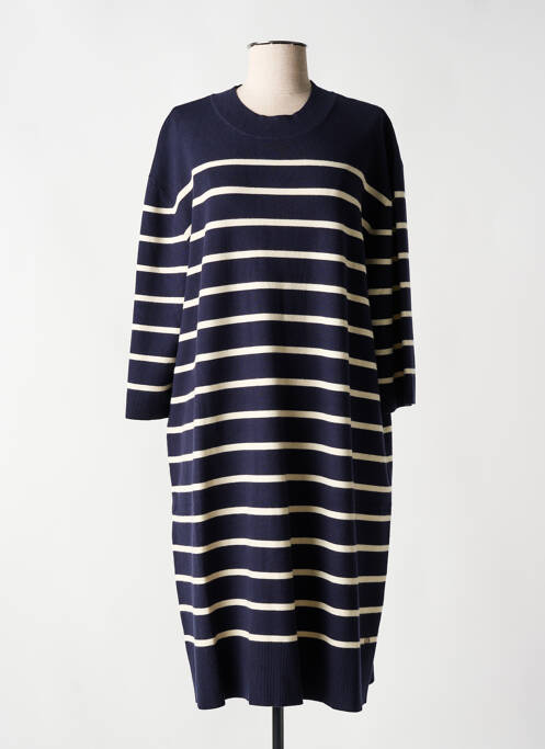 Rochie pulover albastru IVY BEAU femeie