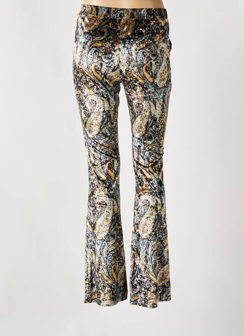 Pantalon evazat galben IVY BEAU femeie