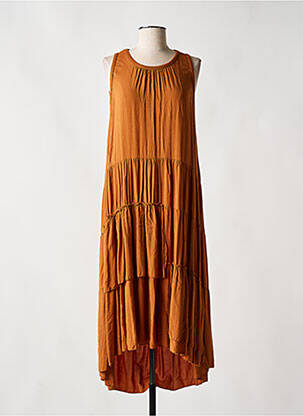 Rochie midi portocaliu LA FEE MARABOUTEE femeie