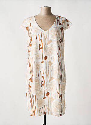 Rochie midi alb LA FEE MARABOUTEE femeie