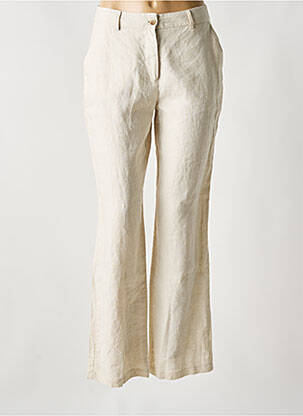 Pantalon drept bej CONCRETO femeie