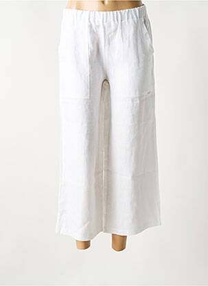 Pantalon 7/8 alb MALOKA femeie
