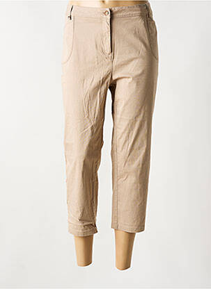 Pantalon trei sferturi bej AGATHE & LOUISE femeie