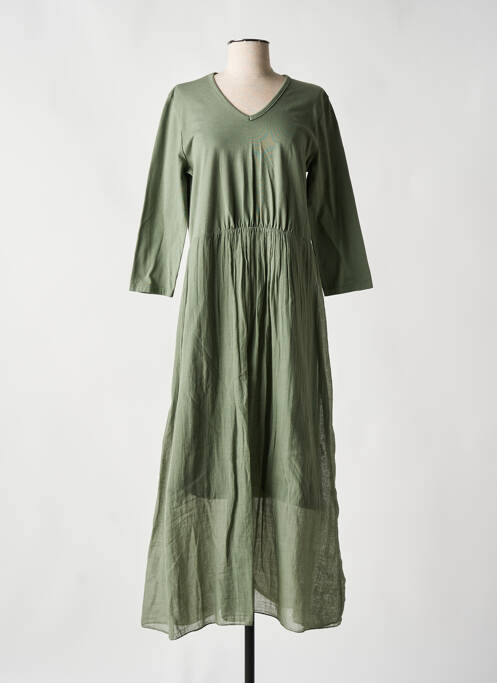 Rochie lungă verde HUMILITY femeie