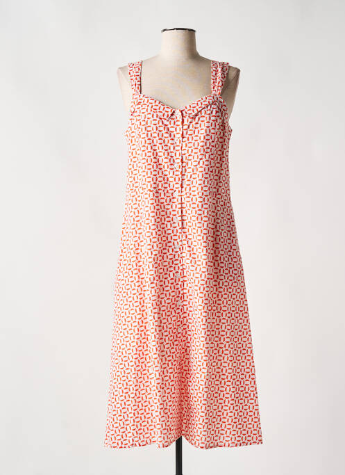 Rochie midi portocaliu AGATHE & LOUISE femeie