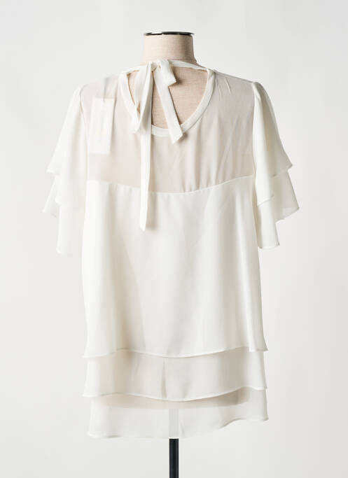 Tunică mâneci scurte bej CRISTINA BARROS femeie