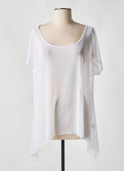 Tunică mâneci scurte alb MALOKA femeie