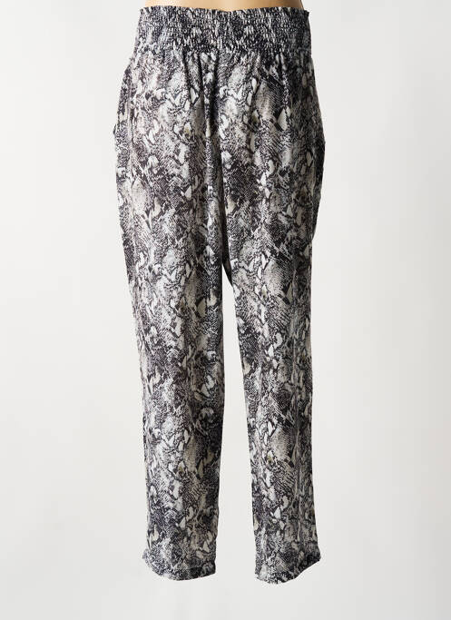 Pantalon drept gri LAUREN VIDAL femeie