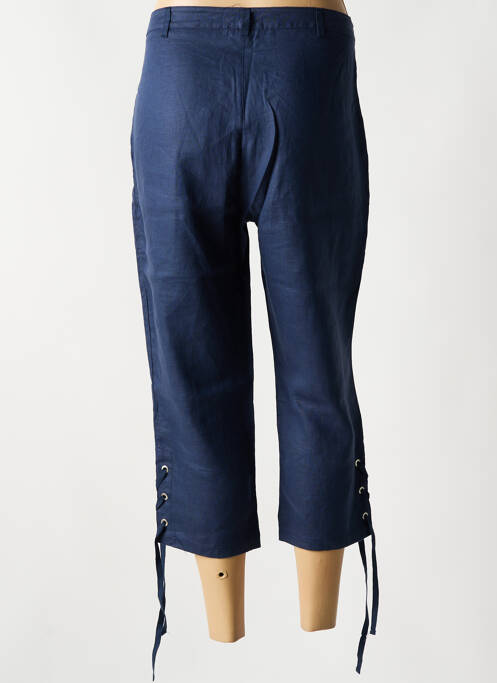 Pantalon trei sferturi albastru MALOKA femeie