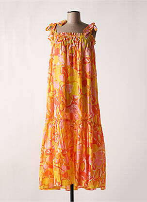 Rochie lungă galben L'ATELIER D'ANNA femeie