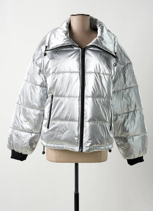 Geacă matlasată argintiu NAIIF femeie