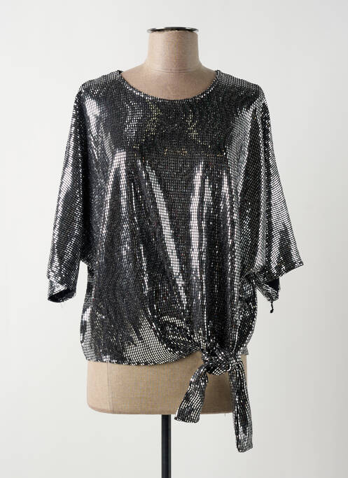 Top argintiu ESPERANCE femeie