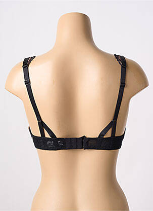 Sutien efect material satinat sutien cupe întregi cu decolteu înalt negru AUBADE femeie