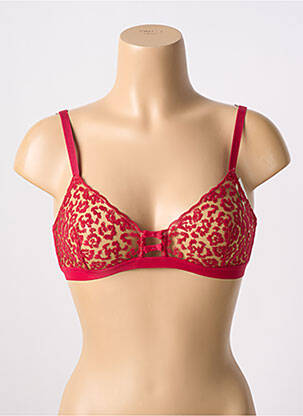 Sutien fără armatură top triunghiuri roz SIMONE X SIMONE PÉRÈLE femeie