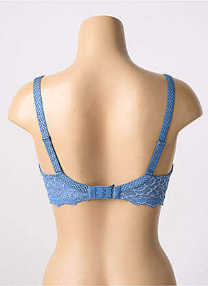 Sutien efect material satinat top sutien modelat albastru SIMONE PERELE femeie