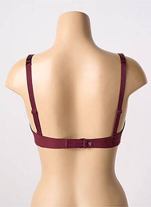 Sutien efect material satinat top sutien modelat roșu SIMONE PERELE femeie