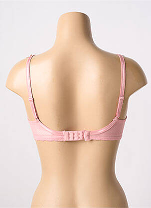 Sutien efect material satinat top sutien modelat roz CHANTELLE femeie