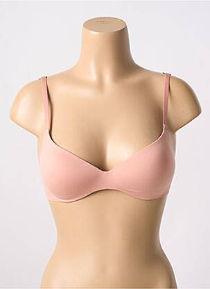 Sutien efect material satinat top sutien push-up roz PASSIONATA femeie
