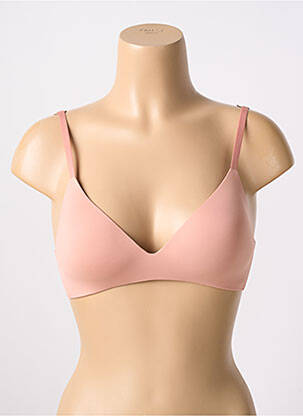 Sutien efect material satinat top sutien modelat roz PASSIONATA femeie