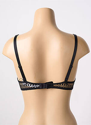 Sutien efect material satinat top sutien push-up negru PASSIONATA femeie