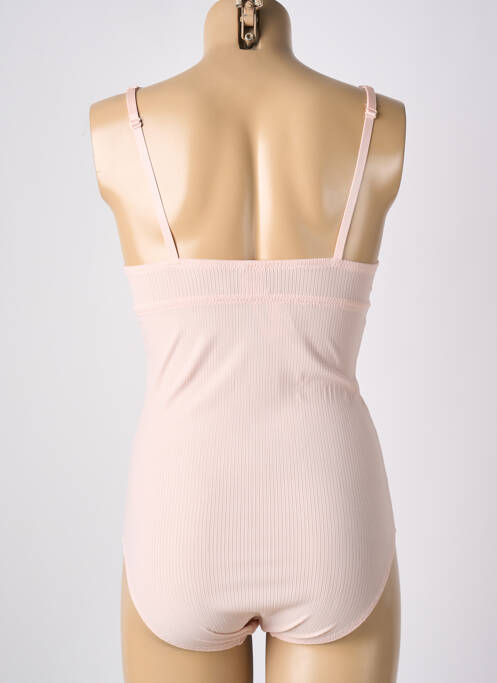 Body de lenjerie roz FRANCOISE SAGET femeie