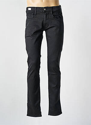 Pantalon slim închidere cu fermoar sub clapetă cu nasturi mărime normală negru REPLAY bărbat