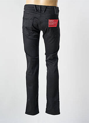Pantalon slim închidere cu fermoar sub clapetă cu nasturi mărime normală negru REPLAY bărbat
