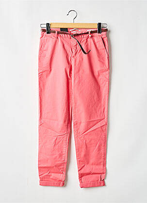 Pantalon chino țesătură poplin mărime normală roz SCOTCH & SODA femeie
