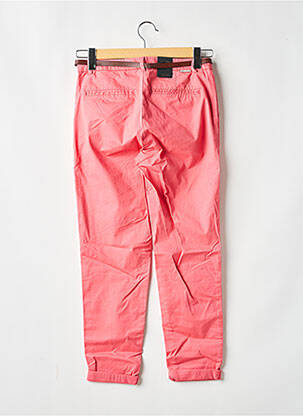 Pantalon chino țesătură poplin mărime normală roz SCOTCH & SODA femeie