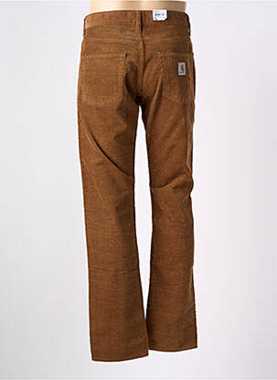 Pantalon drept țesătură catifea mărime normală maro CARHARTT bărbat