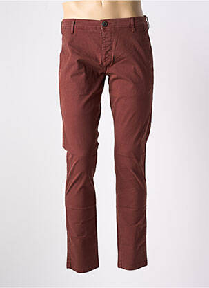 Pantalon chino elasticitate talie joasă maro SELECTED bărbat