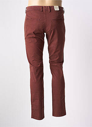 Pantalon chino elasticitate talie joasă maro SELECTED bărbat