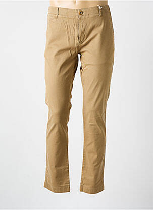 Pantalon chino buzunare bej KNOWLEDGE COTTON APPAREL bărbat