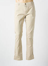 Pantalon chino buzunare bej deschis KNOWLEDGE COTTON APPAREL bărbat