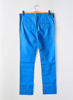 Pantalon drept țesătură poplin talie joasă albastru CHEAP MONDAY bărbat