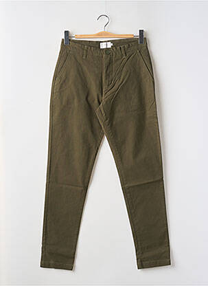 Pantalon drept elasticitate mărime normală verde MINIMUM bărbat