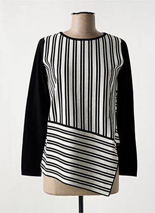 Pulover croială cambrată mâneci lungi negru WEEKEND MAXMARA femeie