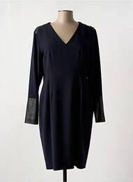 Rochie midi croială fluidă mâneci lungi albastru ZAPA femme