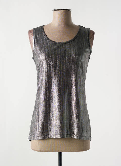 Top argintiu TRUSSARDI JEANS femeie