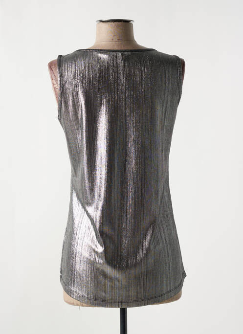 Top argintiu TRUSSARDI JEANS femeie