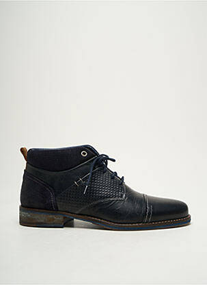 Botine/ghete material neted toc mic albastru DREAMWALK bărbat