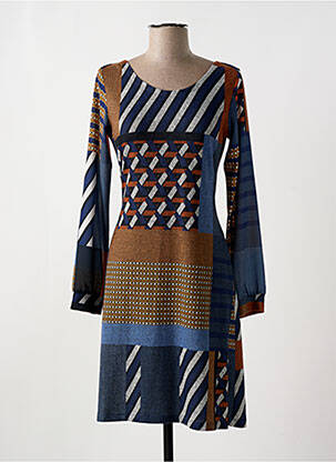 Rochie midi maro LOLESFILLES femeie