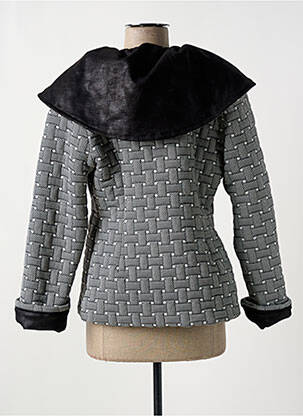 Jachete casual guler rotund negru LO! LES FILLES femeie