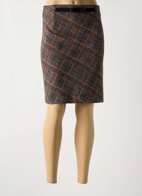 Fustă midi portocaliu LOLESFILLES femeie